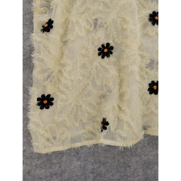 Shein‎ Curve Floral Embroidered Tunic Top 3D Texture 4XL - Picture 4 of 9